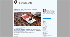 Desktop Screenshot of heyman.info