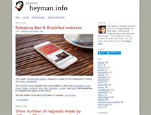 Tablet Screenshot of heyman.info